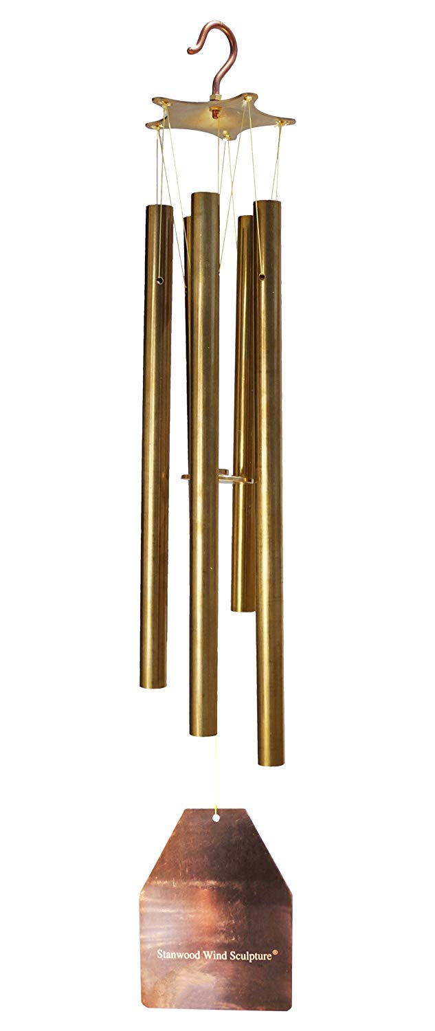 Stanwood Wind Sculpture: Brass and Copper Wind Chime