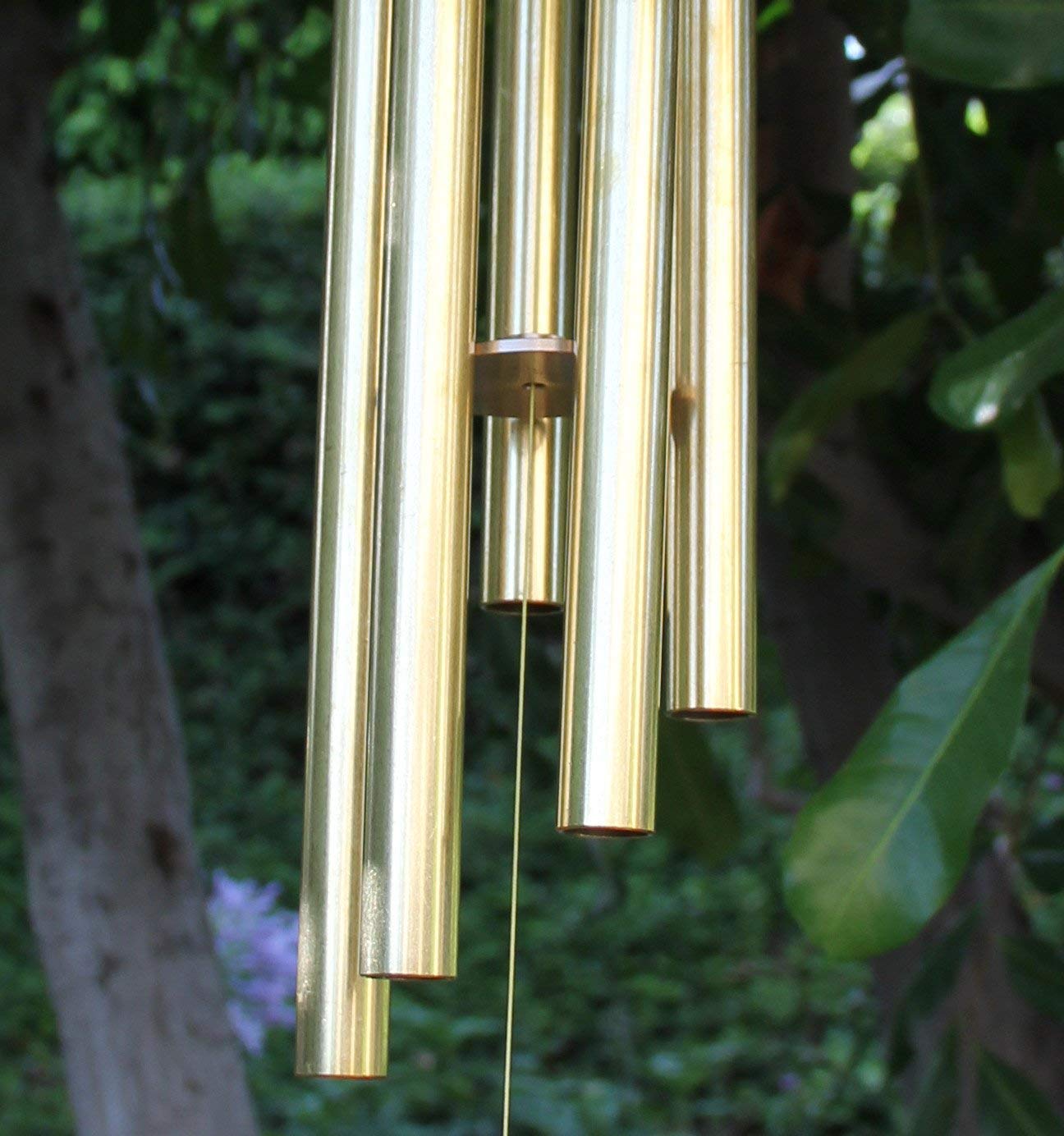 Stanwood Wind Sculpture: Brass and Copper Wind Chime