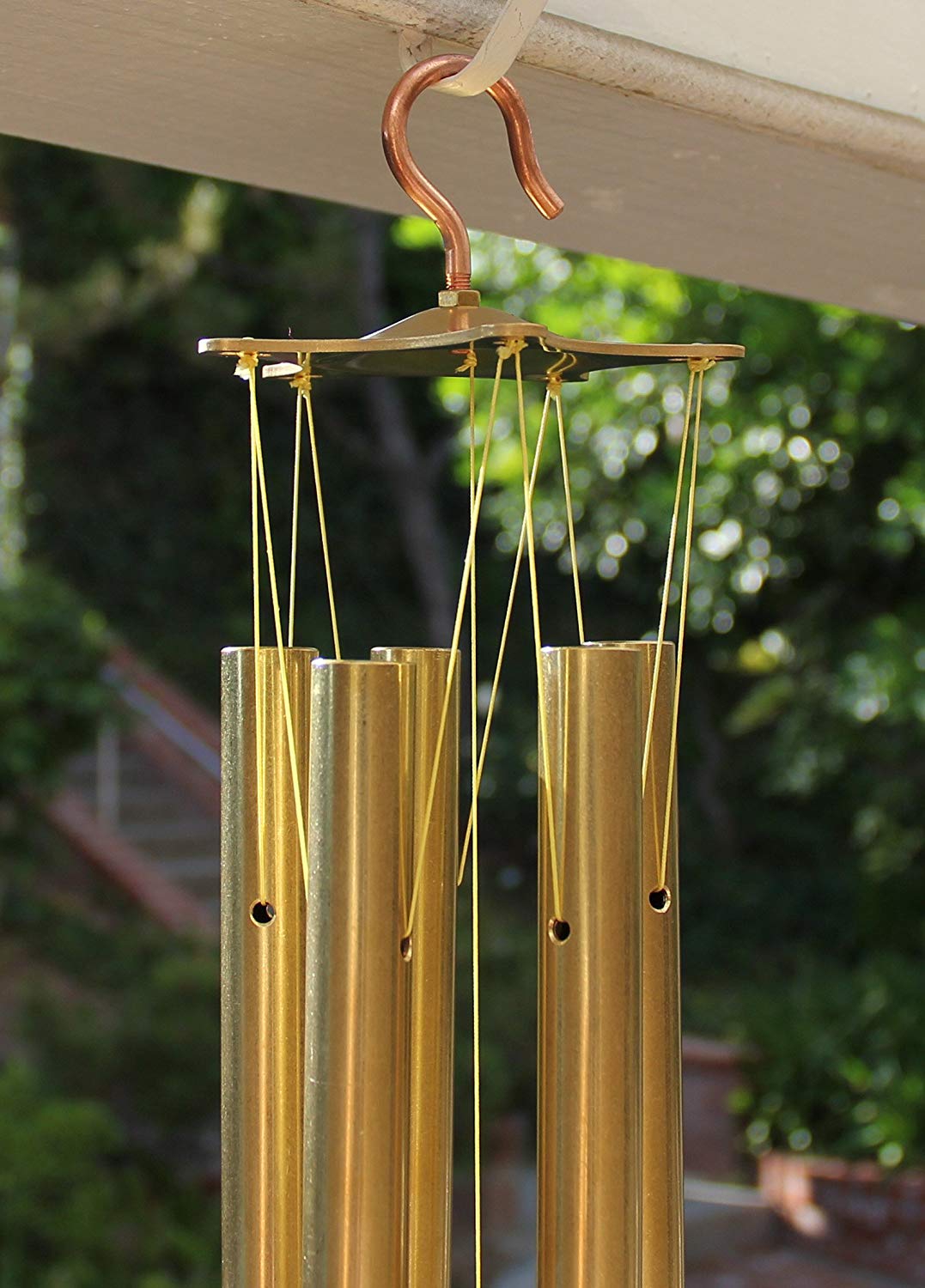 Stanwood Wind Sculpture: Brass and Copper Wind Chime