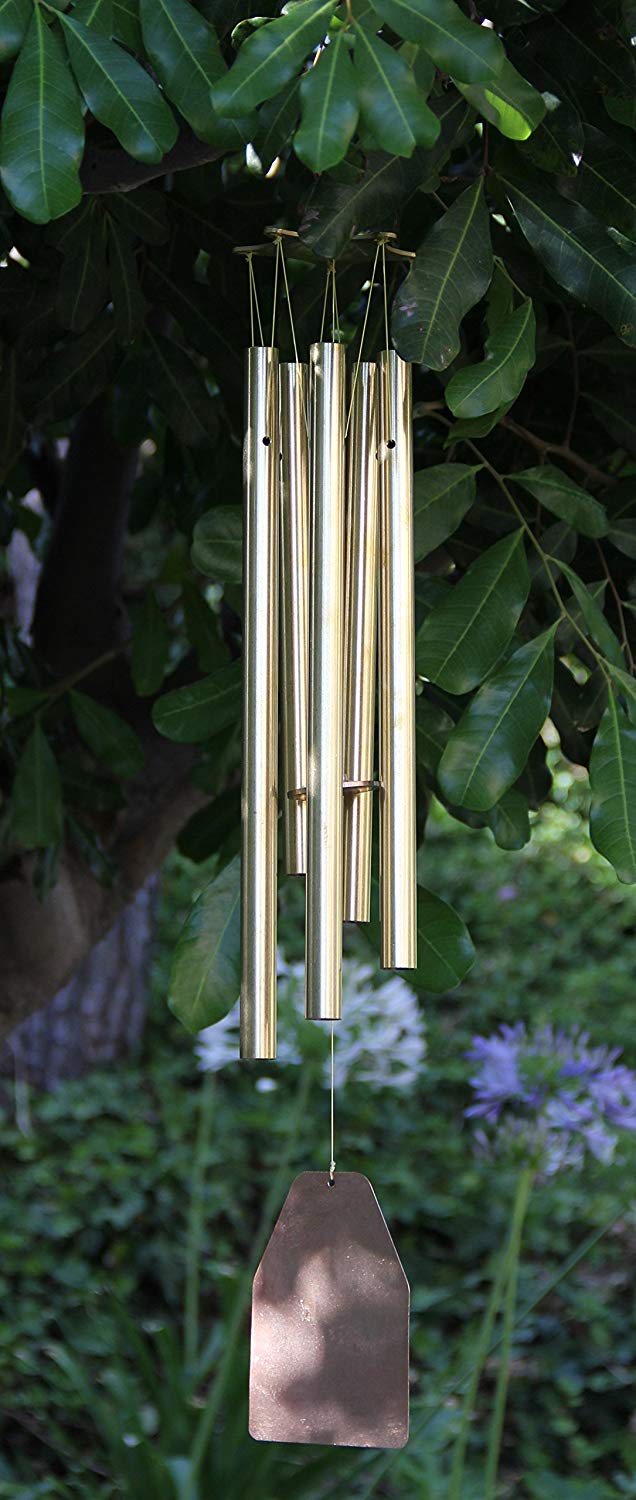 Stanwood Wind Sculpture: Brass and Copper Wind Chime