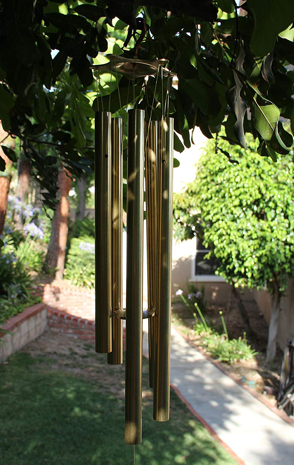 Stanwood Wind Sculpture: Brass and Copper Wind Chime