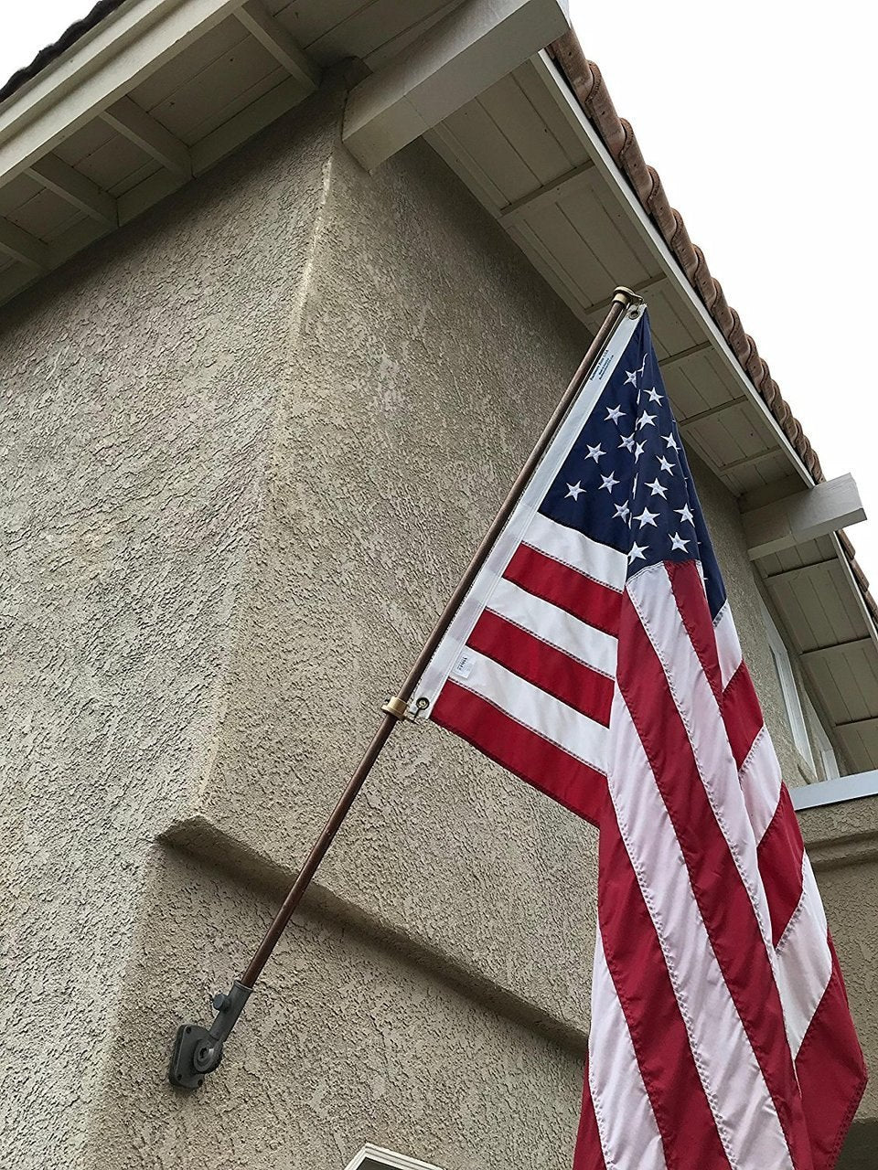 Stanwood Wind Sculpture: Non Tangle Flagpole Rings, Anodized Aluminum with Stainless Steel Bearing - 1", Pack of 2 - Proudly MADE IN THE USA