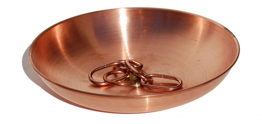 Stanwood Rain Chain: Copper Basin/Bowl for Rain Chain