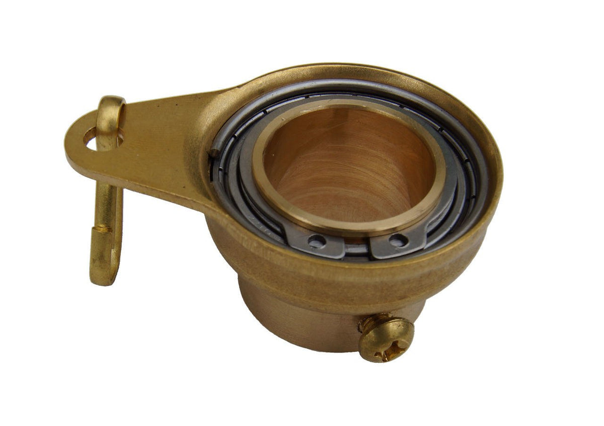 Stanwood Wind Sculpture: Non Tangle Flagpole Swivel/Rotating Ring,  Brass Spinner with Stainless Steel Bearing - 1", Pack of 2 - Imported