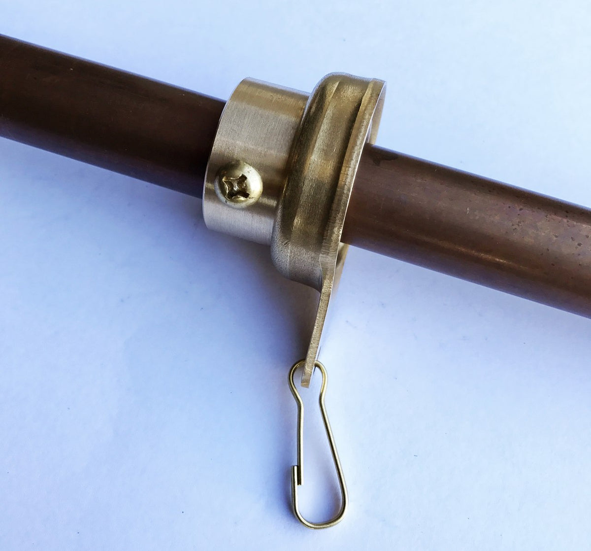 Stanwood Wind Sculpture: Non Tangle Flagpole Swivel/Rotating Ring,  Brass Spinner with Stainless Steel Bearing - 1", Pack of 2 - Imported